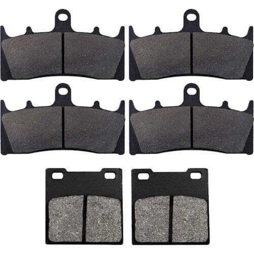 Motorcycle Front + Rear Brake Pads Disks for Kawasaki ZRX 1200 S (B1/B2/B3) (01-04) ZRX1200 LT188-188-161