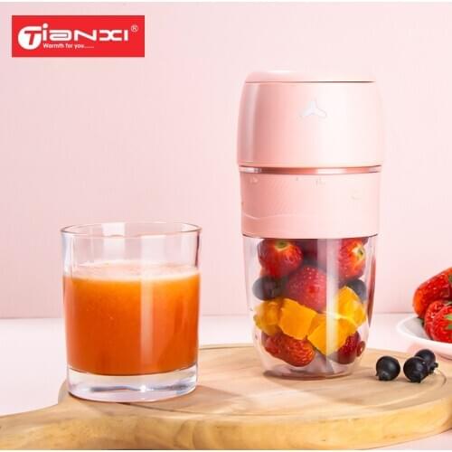 TIANXI Portable Juicer Mini Fruit Juice Maker For Household Capsule Shape Electric Juice Cup Healthy Life Potable Juicer