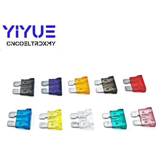 20/50pcs High Quality Car fuse 2A 3A 5A 7.5A 10A 15A 20A 25A 30A 35A Standard Medium Fuse Blade Fuse, Auto Fuse Car