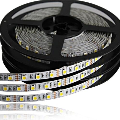 3M self-adhesive LED Strip 5050 3528 red yellow blue green white Warm white DC12V flexible light non-waterproof 60PCS/1M 5M/1LOT