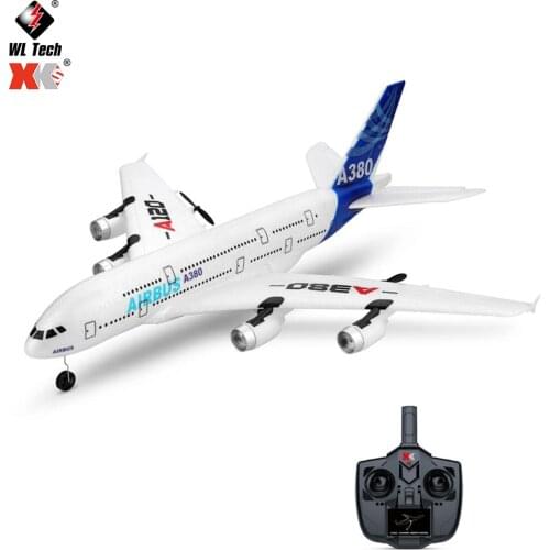 WLTOYS A120-A380 Rc Airplane 2.4GHz 3CH RC Airplane Fixed Wing RTF With Mode 2 Rc Plane Toys For Kids Adults A120