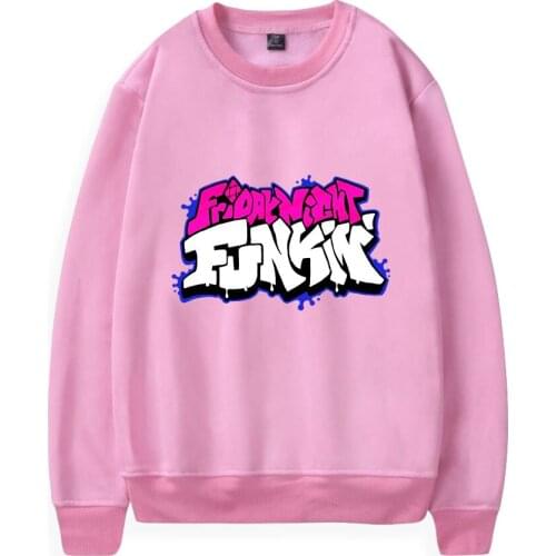 Video Games Friday Night Funkin Capless Sweatshirt O-Neck Tracksuit Women/Men Pullovers Long Sleeves Streetwear Plus Size Top