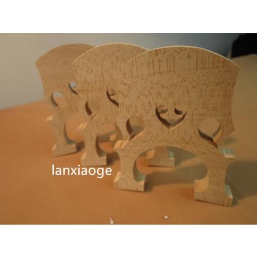 Cello part,15pcs french Good maple cello bridges 1/2 laser preci