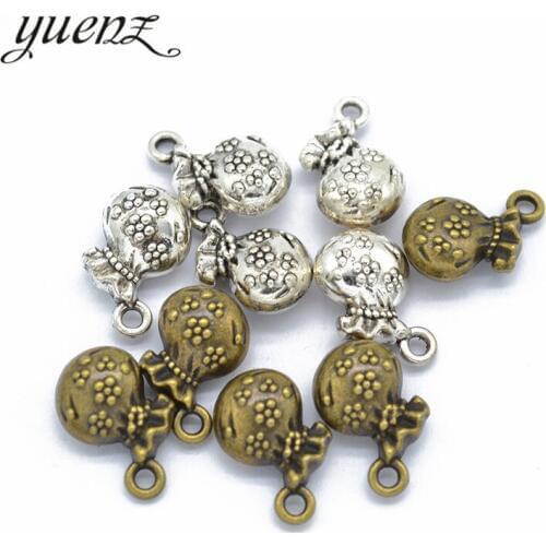 YuenZ 10 pcs Antique Silver color Purse Charms Pendant Necklace Charm Jewelry Making 15*12*6mm J348
