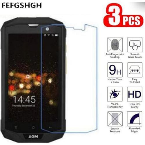 2.5D 9H Tempered Glass For AGM A8 5.0 inch Screen Protector Glass On The For AGM A8 Protective Film Glass
