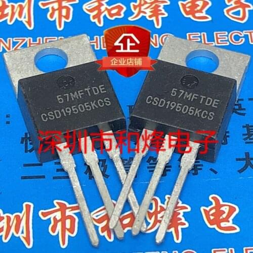 10PCS CSD19505KCS TO-220 80V 150A 100% New&original