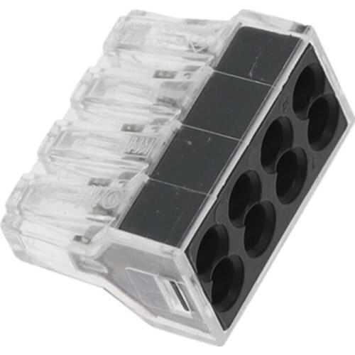 10pcs Germany original 773-108 Push wire wiring connector For Junction box 8 pin conductor terminal block wire connector 400V24A