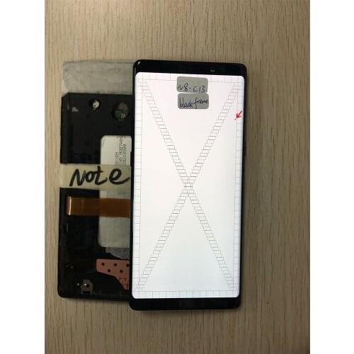 AMOLED 100% Tested New For Samsung Galaxy Note 8 N9500 N9500F N900D N900DS LCD Display Touch Screen Assembly Real Photos