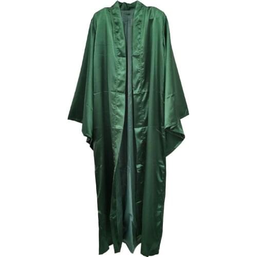 2021 Minerva McGonagall Dress Cosplay Costume Dark Green Cloak Trench