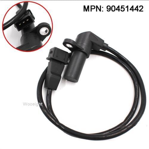 Wooeight 3Pin CPS Crankshaft Crank Position Sensor 90451442 1238983 Fit for Opel Vauxhall Astra Combo Corsa Vectra Nova Cavalier