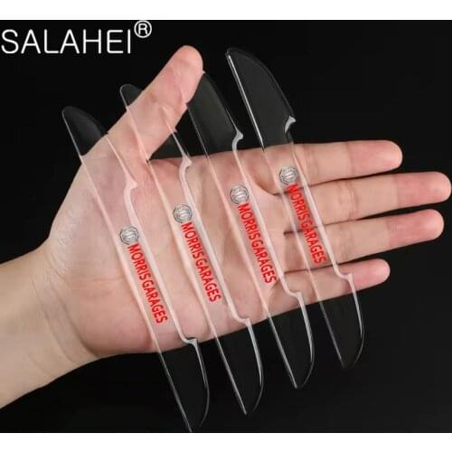 4PCS Transparent Car Door Anti-collision Protector Bar Stickers For MG ZS GS 5 Gundam 350 Parts TF GT 6 Car Accessories Goods