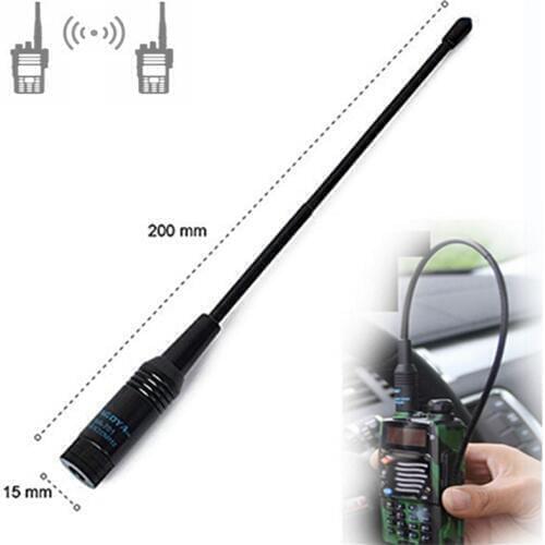 Two Way Radio Flexible Soft Antena for Baofeng Kenwood Nagoya NA-771 SMA-F Handheld Dual Band Antenna NA771 SMA Female UHF VHF