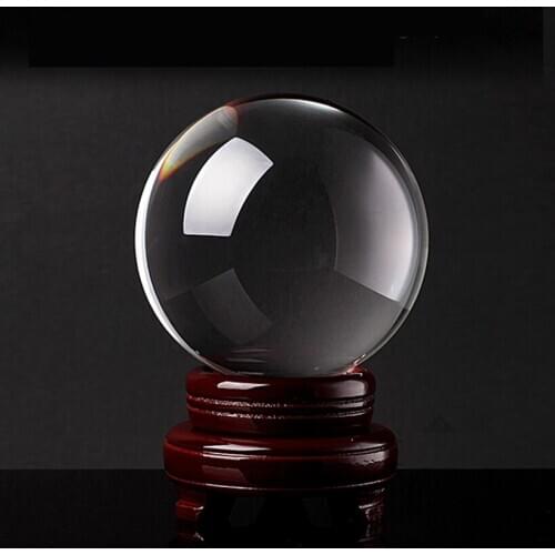 120MM Crystal Ball Quartz FengShui Photography Glass Sphere for Home Decoration Fashion