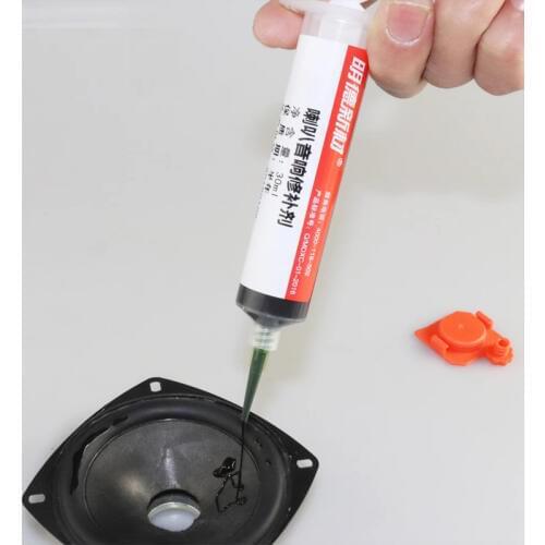 Speaker audio repair repair glue foam paper tray rubber edge cloth black electronic seal speaker repair glue 30ml