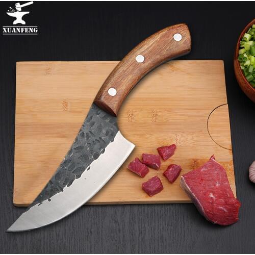 XUAN FENG Forged high carbon steel household outdoor open film kill fish deboning cut meat cutting knife