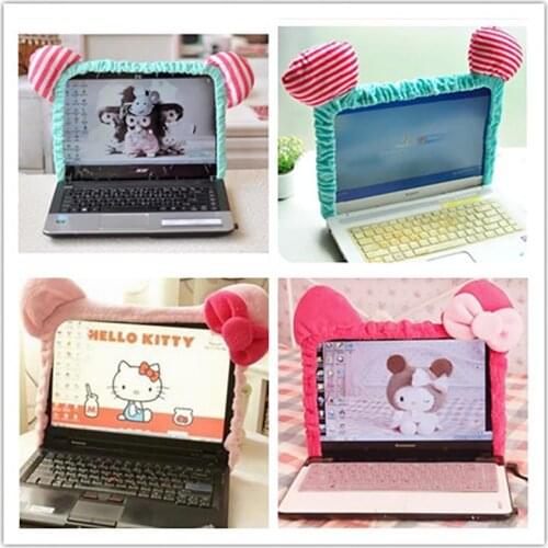 Cute Dust-proof Computer Surrounding Notebook Monitor Decorative Cover Protective Cover