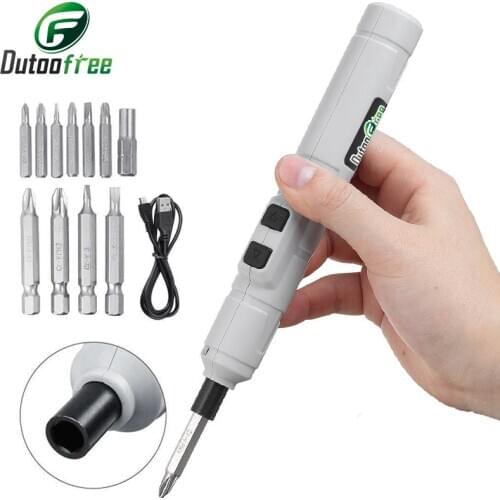 3.6V USB Cordless Mini Electric Screwdriver Kit Power Screwdrivers Set with Precision Drill Bits Power Screwdrivers Set