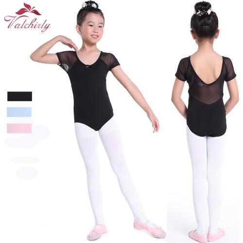 NEW Black Gymnastics Dress Girls Ballet Leotard Swimsuit High Quality Dance Wear Ballet Dress for Girls