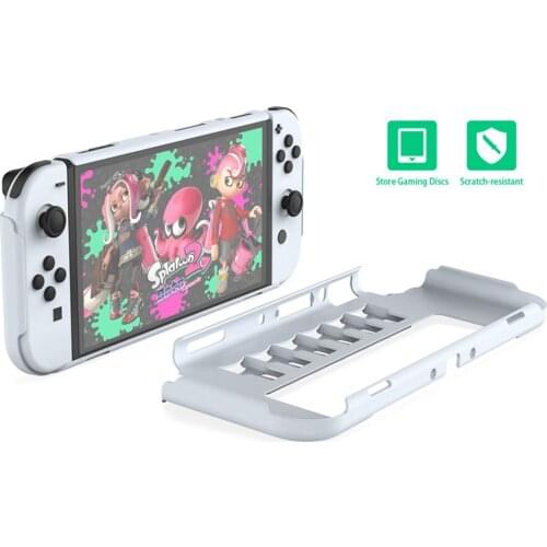 For Switcholed Controller Transparent Case Left Right Handle Cover + Host PC Protective Shell