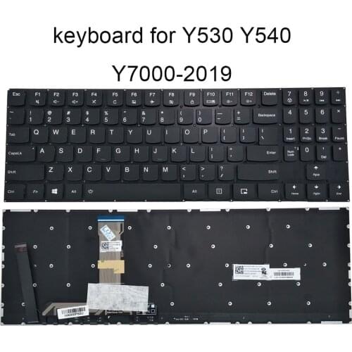 US New backlit keyboards for Lenovo Legion Y530 Y530-15ICH Y540 Y545 Y7000 2019 Y7000P-1060 English keyboards SN20M27296 LCM16F8