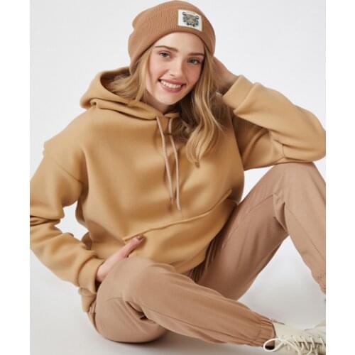 Big size Hoodie loose cotton solid color pullover casual Hoodies sweatshirts fashion solid color red black gray pink hooded Hip hop pola