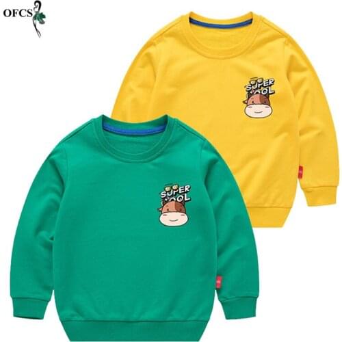 Best Friend Girls Hooded Sweatshirts Spring 100% Cotton Pullover Childrens Clothes Toddler Boy Sweater Kids Tops Hot Sportswear
