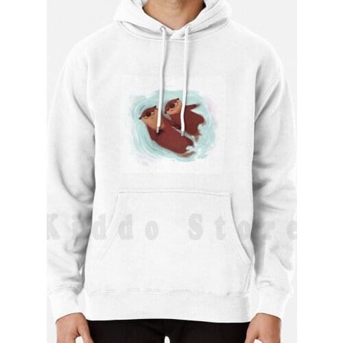 You'Re My Sweetheart hoodies long sleeve Otters Briana Chan Eightbreeze Otters Holding Hands Floating Song Inspired