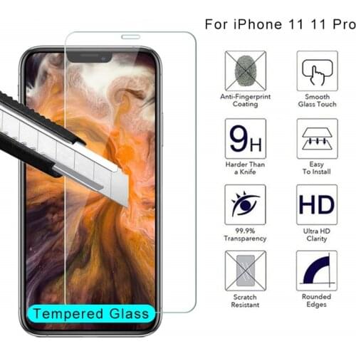 Protective tempered glass for iphone XS max XR 7 8 x screen protector glass on iphone 7 6S 8 6 plus 5 s se glass film Protection