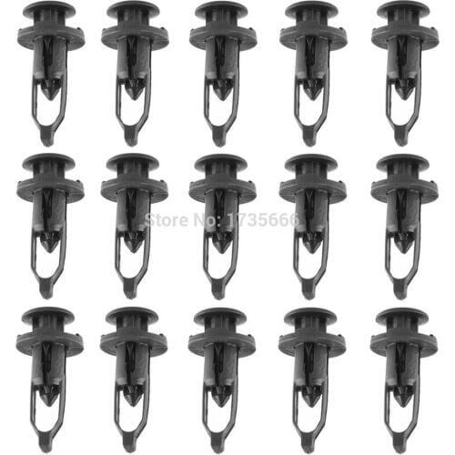 100PCS 9mm Hole Black Fender Bumper Retainer Clips For Toyota For Lexus 5216102020 521610K040 5216116010