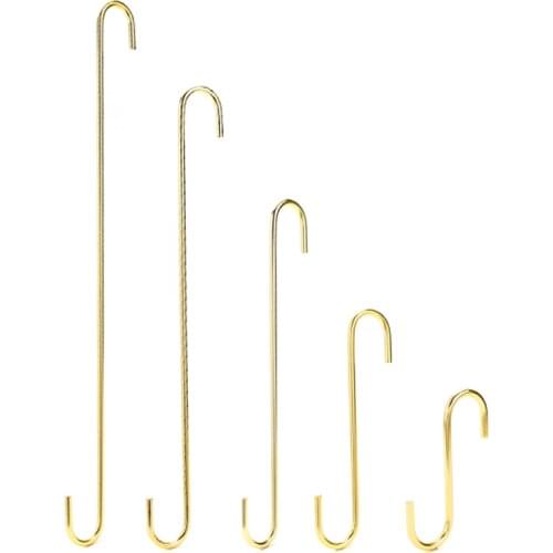 10pcs/lot Hanger S hook clothes hanger hooks S-shaped stainless steel hooks