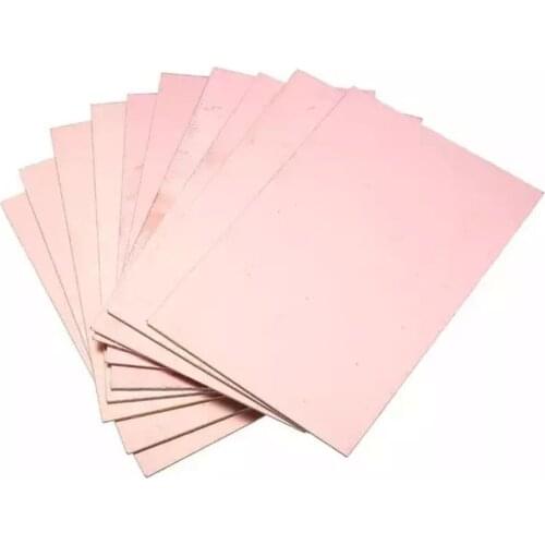 5pcs/lot 10x15 FR4 Fiberglass Board 10*15cm PCB Single Side Prototype Board diy Laminate Printed Circuit Board Electronic Plate