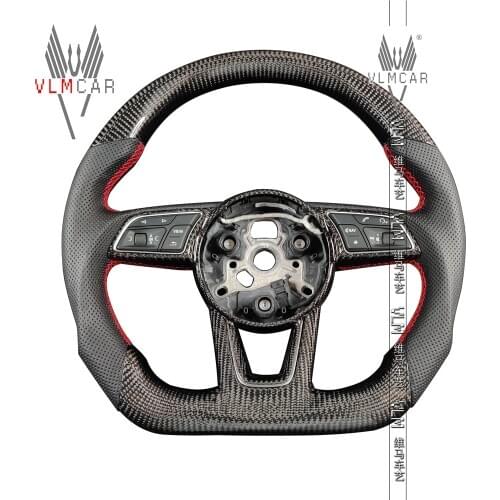 Private Custom Carbon Fiber Steering Wheel/Trims for Aud i A3/A4