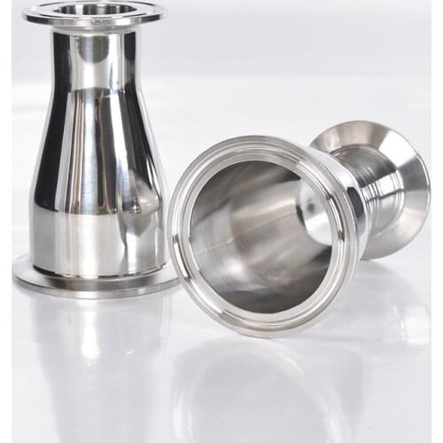 Free Shipping 2.5"(63mm) OD77.5 x 1.5"(38mm) OD50.5 ,Tri Clamp Concentric Reducer, Sanitary Pipe Fitting SS304