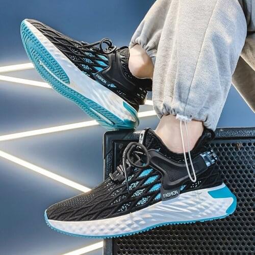 Mens shoes lace mesh casual shoes light and comfortable breathable sports shoes running shoes Feminino Zapatos