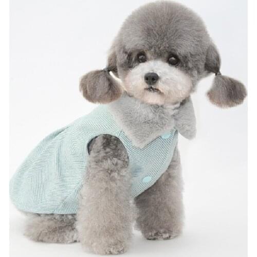 Elegant Dog Clothes Winter Small Pet Dog Overcoat Puppy Cat Jacket Coat Yorkshire Pomeranian Chihuahua Maltese Outfit Costumes