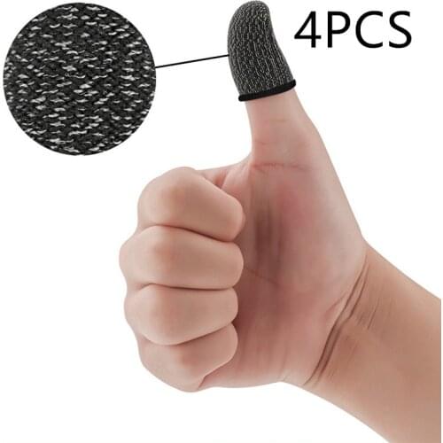 2Pair L1 R1 Breathable Mobile Game Controller Finger Sleeve Touch Trigger for PUBG Mobile Rules of Survival