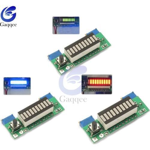 DIY Kit LM3914 3.7V Lithium Battery Capacity Indicator Module LED Display Board Integrated Circuits
