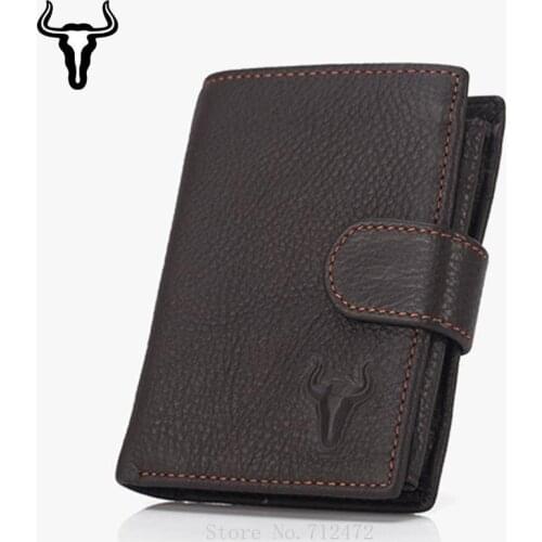 Xiaomi Men RFID Wallet Multiple Card Holder Cowhide High Quality Leather Hasp Vintage Money Bag Male Coin Purse Wallets