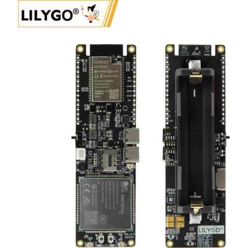 LILYGO® TTGO SIM7600E-H Module ESP32-WROVER-B Chip WiFi Bluetooth 18560 Battery Holder Solar Charge Development Board
