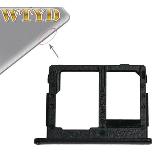 SIM Card Tray + Micro SD Card Tray Replacement Part for Galaxy Tab A 8.0 / T380 / T385 Card Slot Repair Part for Galaxy