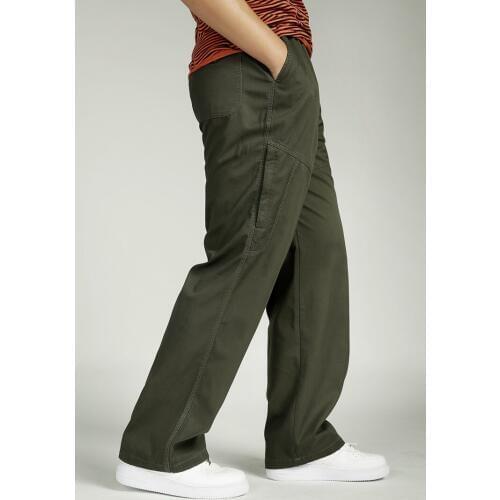 Size xl-6xl (waist 130cm) Mens 2014 autumn and winter hot models thick pants lard-bucket pantses amplify size slacks free ship