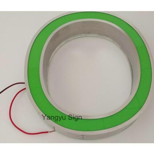 Outdoor custom Back lit led wall logo