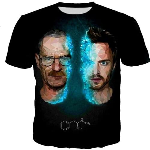 Breaking Bad Men/women New Fashion Cool 3D Printed T-shirts Casual Style Tshirt Streetwear Tops Dropshipping
