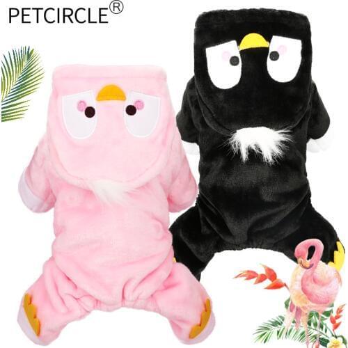 PETCIRCLE Dog Clothes Teddy Pomeranian French Bulldog Chihuahua Costume Cat Clothes Pet Autumn Winter Penguin Dress