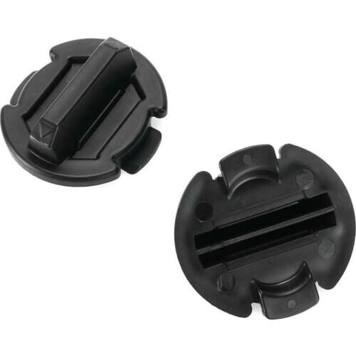 2pcs Durable 5414694 Car Black Twist Cap Replacement Part Interior Floor Drain Plug Front Rear For Polaris General RZR 900 1000