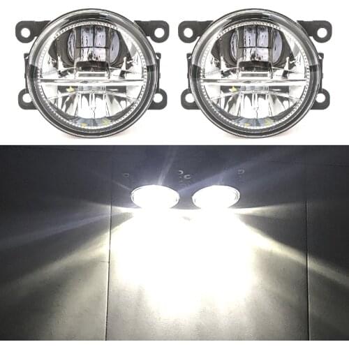 For Mitsubishi ASX L200 Pajero 4 Outlander Grandis 2003-2015 Fog Lights 2pcs LED halogen fog lamp headlights fog light foglights