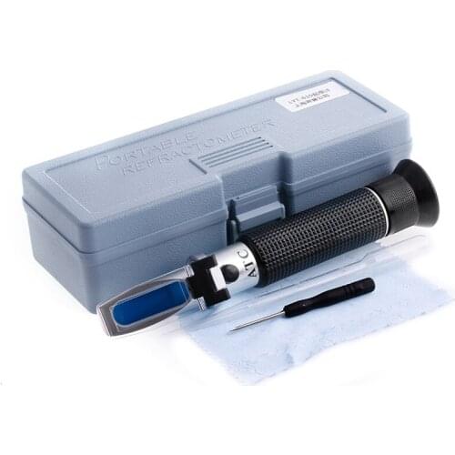 Salinity Refractometer Meter Water Reader Marine 0~10% Salt Aquarium Test Tester HX6D
