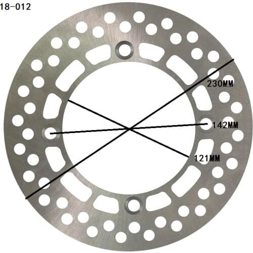 Motorcycle Front Brake Disc Rotor For Suzuki DR125 1985-2002 TS125 85-90 DF200 96-00 DR200 86-09 DS200 1985 SP200 SP125 86-88