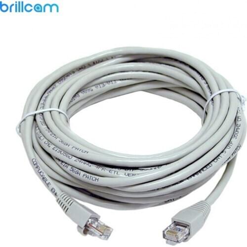 1.5M 10M 18M Cat5 Ethernet Network Cable RJ45 Outdoor Waterproof LAN Cable Wires For Security Camera POE IP Camera System
