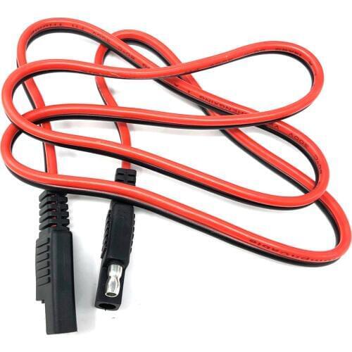 100CM 14AWG 20A SAE To SAE Quick Disconnect Extension Cable Cord Battery Charger Cable Connectors Extension Replacement Cable